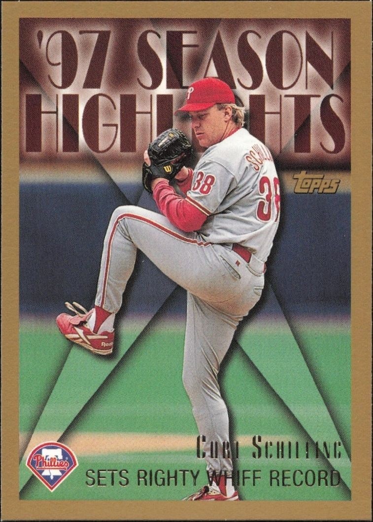 1998 Topps Curt Schilling #476 trading card