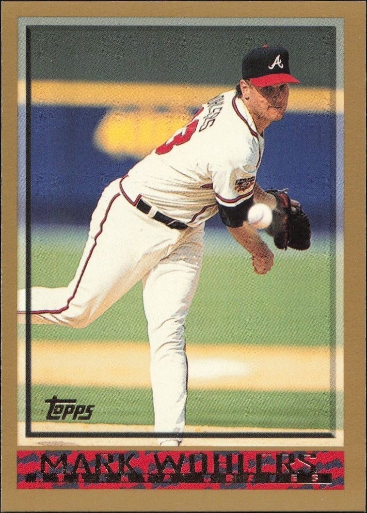 1998 Topps Series 1 Mark Wohlers #162 trading card