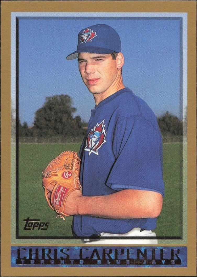 1998 Topps Series 2 Chris Carpenter #442 trading card