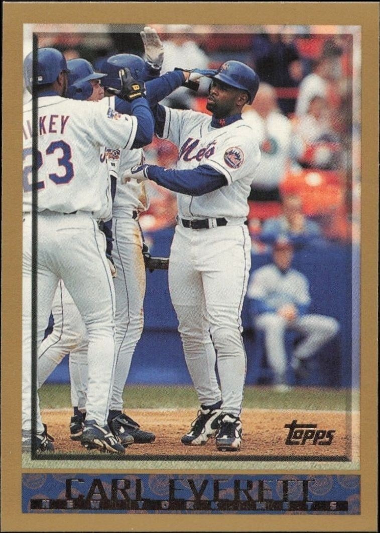 1998 Topps Series 1 Carl Everett #157 trading card