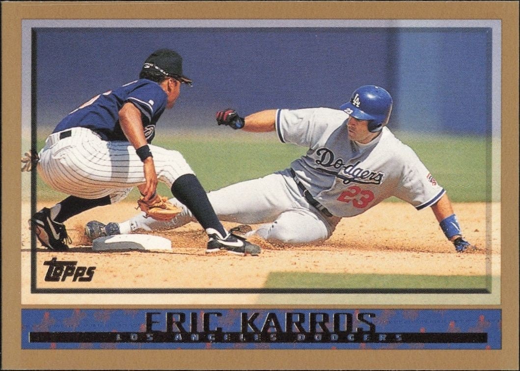1998 Topps Series 2 Eric Karros #454 trading card