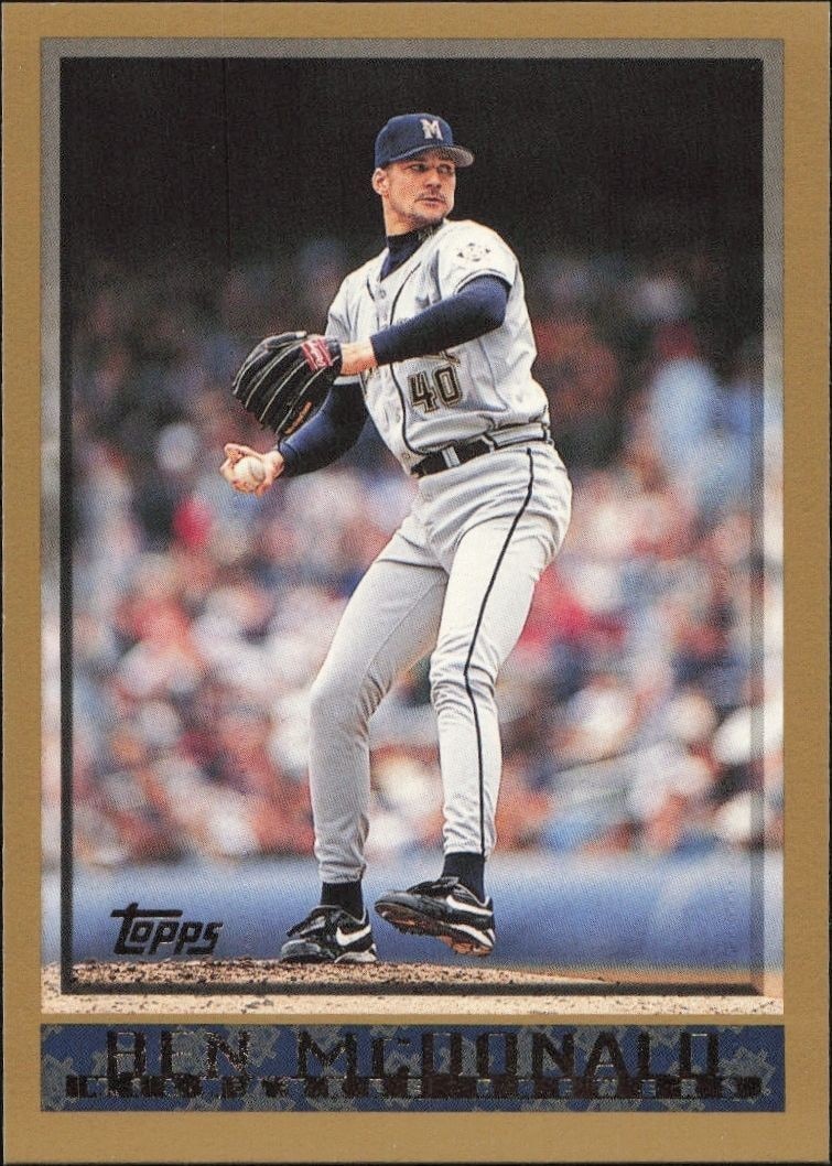 1998 Topps Series 1 Ben McDonald #55 trading card