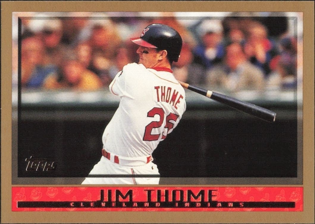 1998 Topps Series 2 Jim Thome #290 trading card