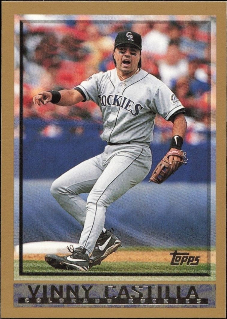 1998 Topps Series 1 Vinny Castilla #172 trading card