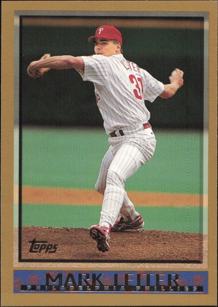 1998 Topps Series 1 Mark Leiter #60 trading card