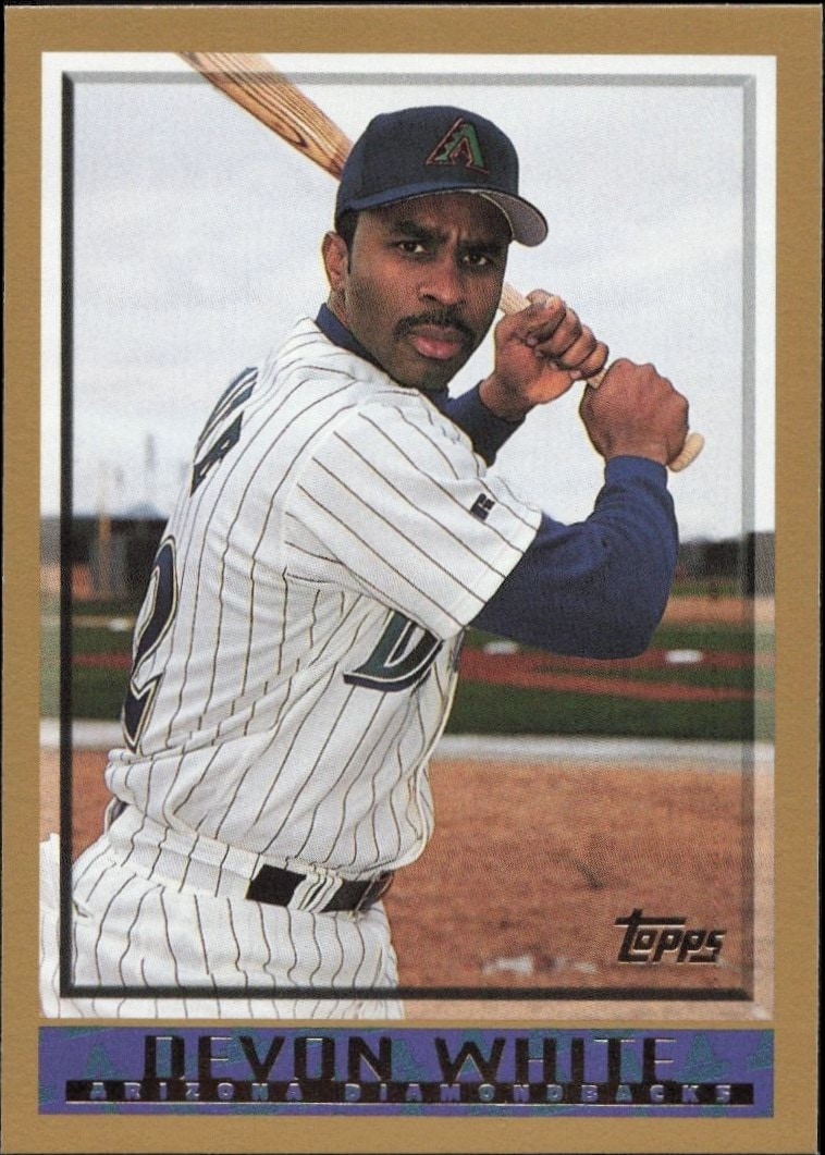 1998 Topps Series 2 Devon White #457 trading card