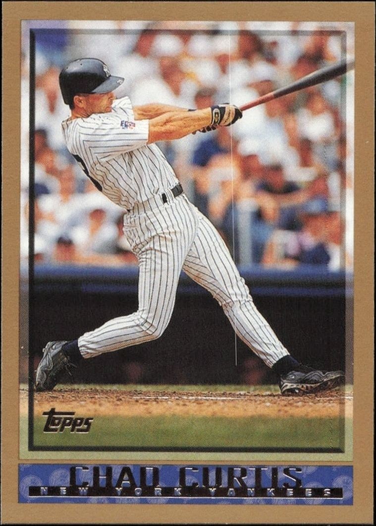 1998 Topps Series 2 Chad Curtis #406 trading card