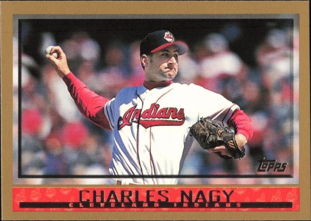 1998 Topps Series 1 Charles Nagy #85 trading card