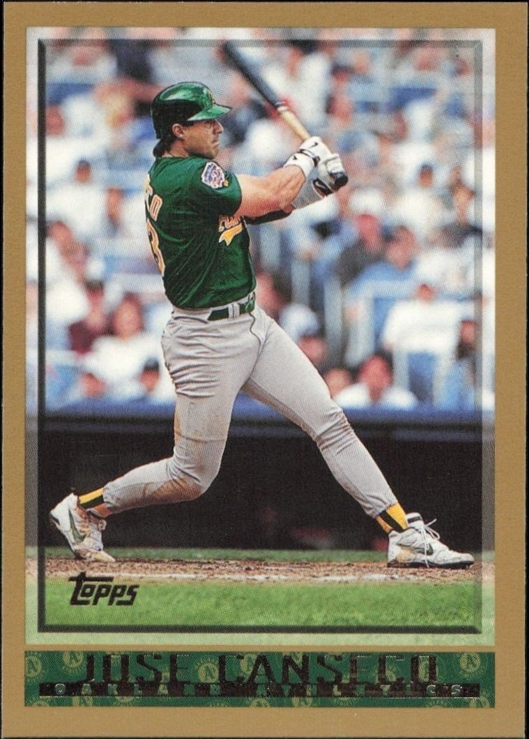 1998 Topps Series 1 Jose Canseco #110 trading card