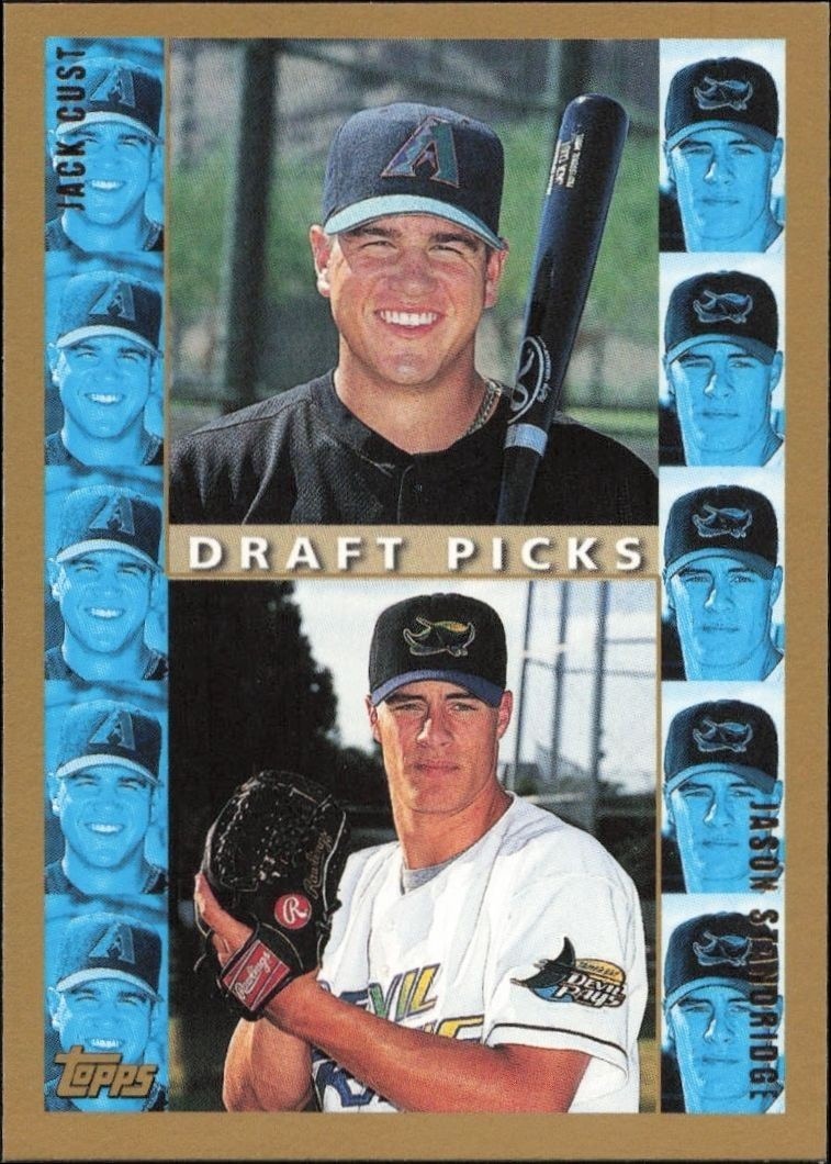 1998 Topps Jack Cust #495 trading card