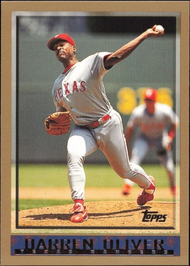 1998 Topps Series 2 Darren Oliver #418 trading card