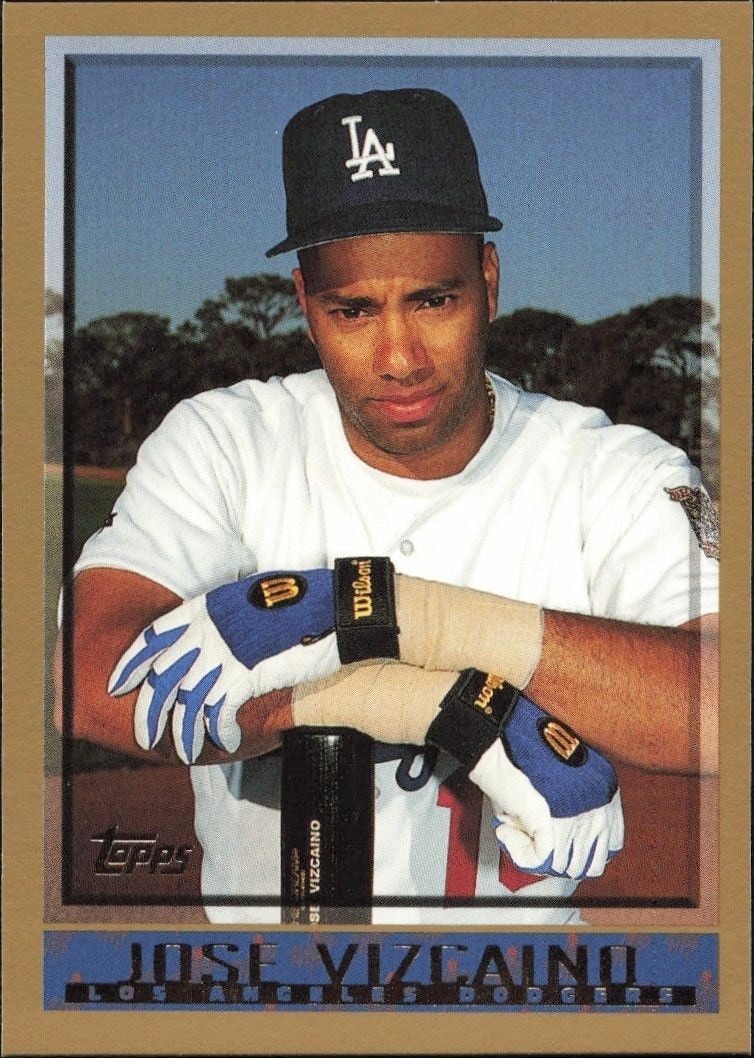 1998 Topps Series 2 Jose Vizcaino #395 trading card