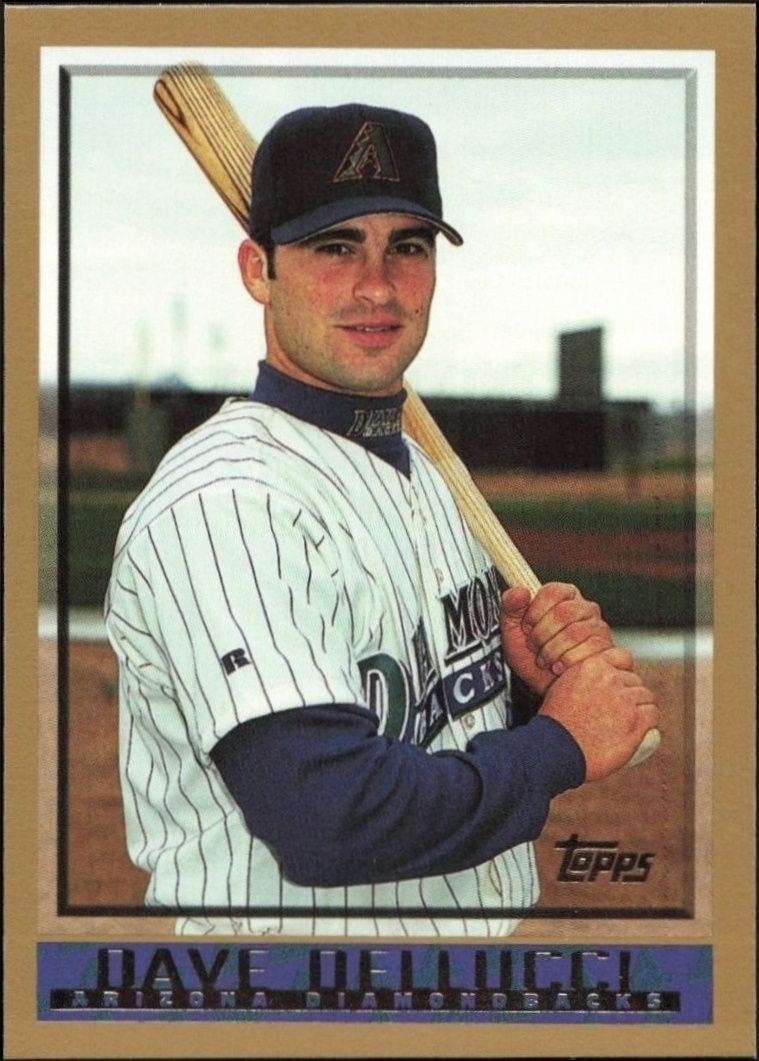 1998 Topps Series 2 David Dellucci #409 trading card