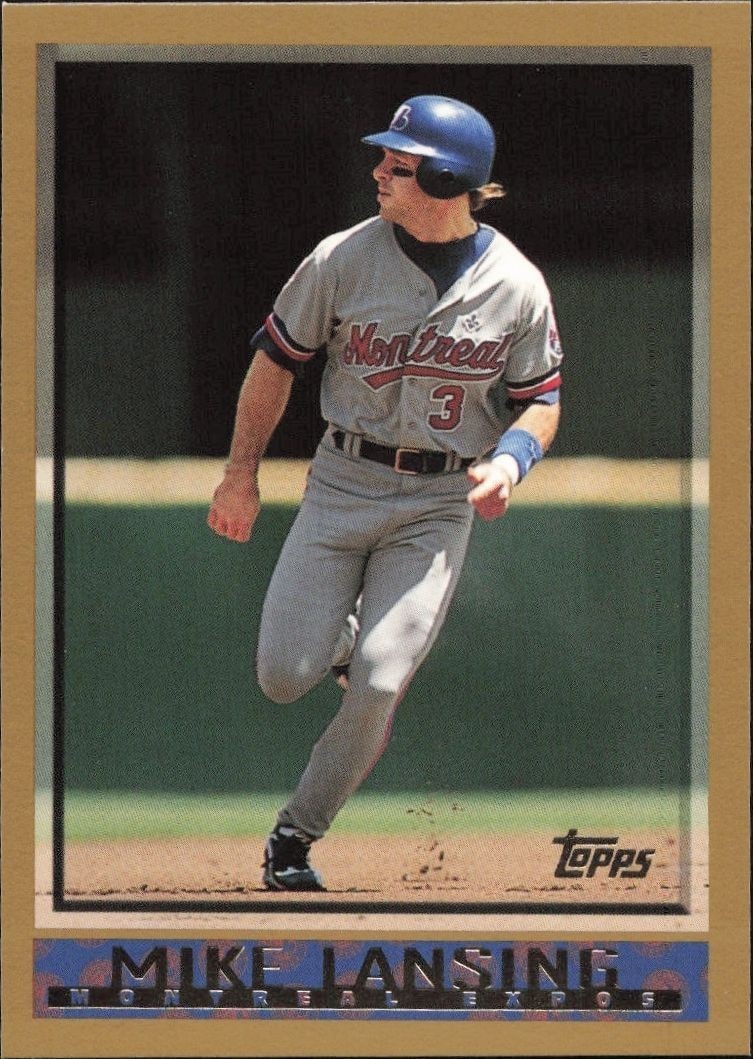 1998 Topps Series 1 Mike Lansing #136 trading card