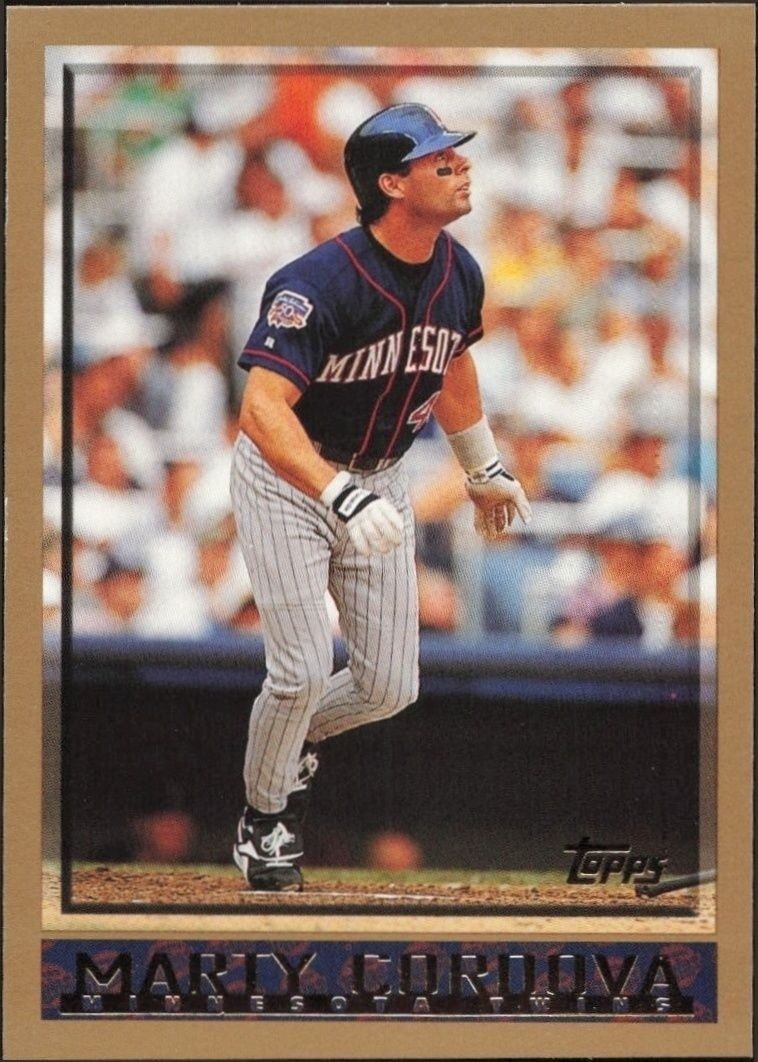 1998 Topps Series 2 Marty Cordova #375 trading card
