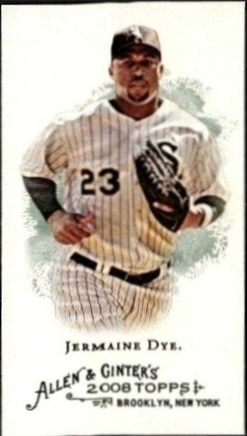 2008 Topps Allen & Ginter Jermaine Dye #141 trading card