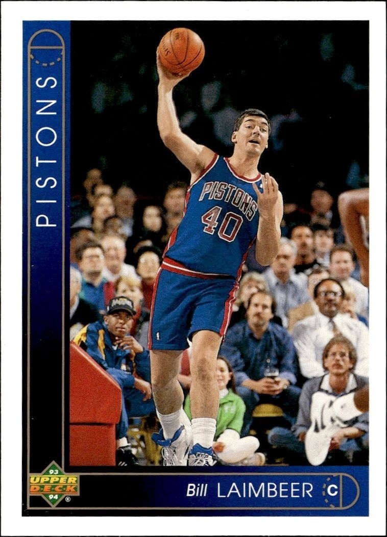1993-94 Upper-Deck Collector's Choice Bill Laimbeer #153 trading card