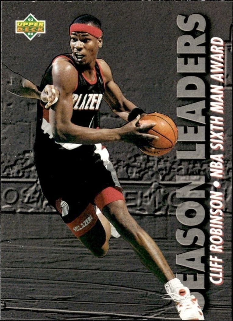 1993-94 Upper-Deck Collector's Choice Cliff Robinson #175 trading card