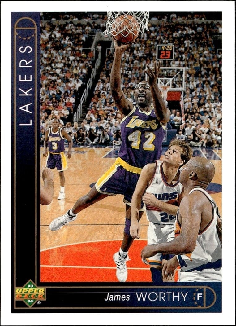 1993-94 Upper-Deck Collector's Choice James Worthy #142 trading card