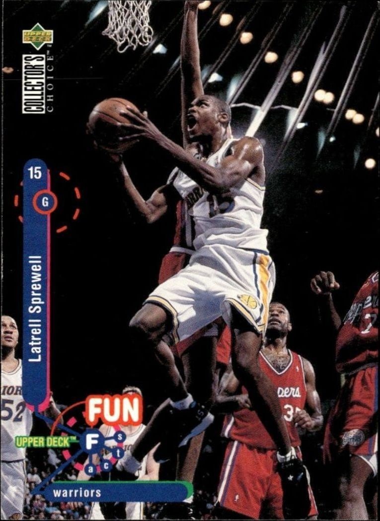 1995-96 Upper-Deck Collector's Choice Latrell Sprewell #174 trading card