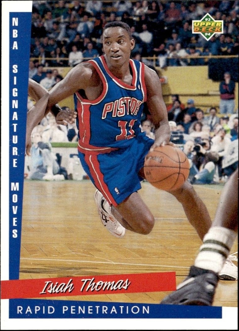 1993-94 Upper-Deck Collector's Choice Isiah Thomas #245 trading card