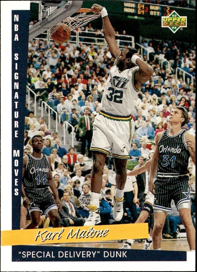 1993-94 Upper-Deck Collector's Choice Karl Malone #249 trading card
