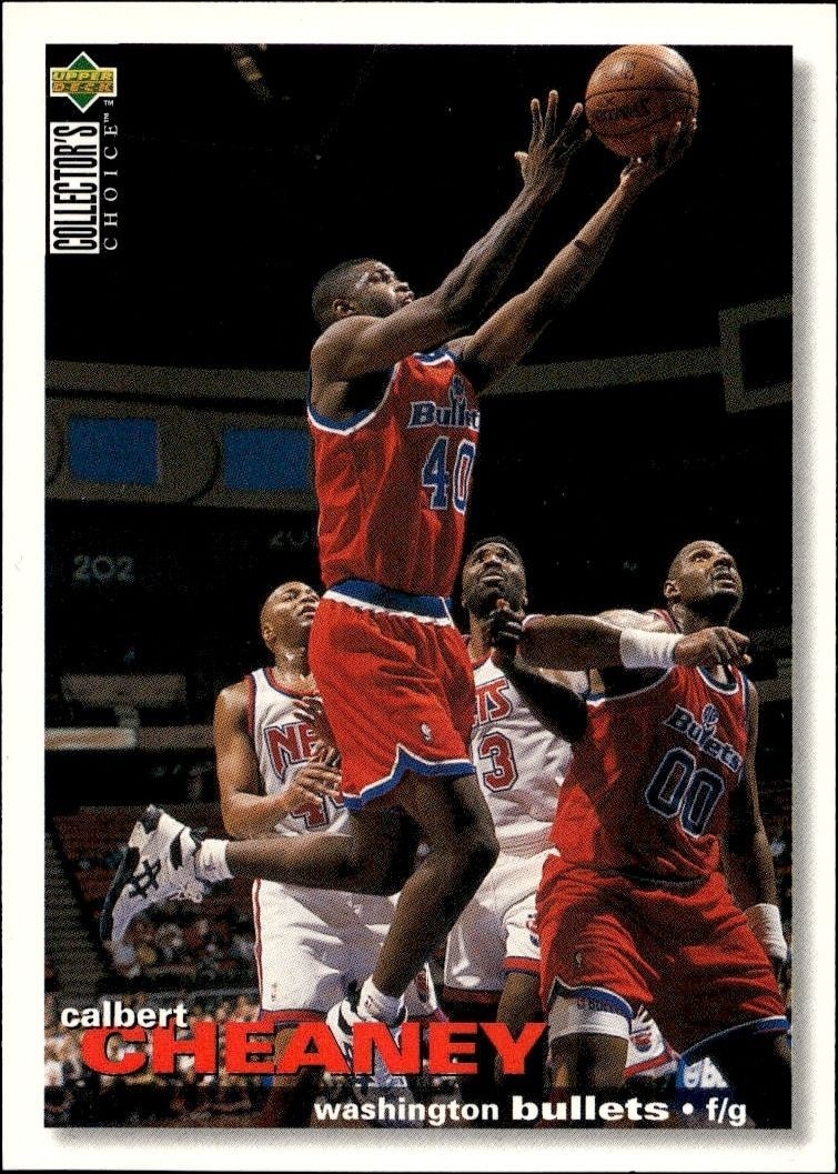 1995-96 Upper-Deck Collector's Choice Calbert Cheaney #56 trading card