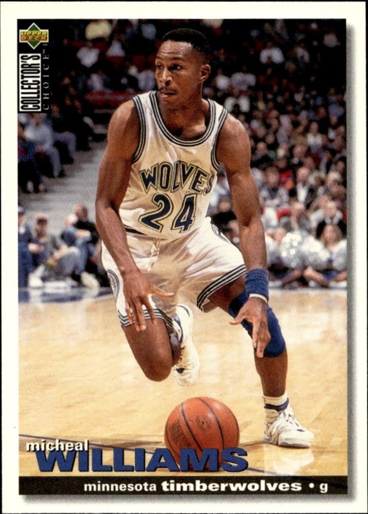 1995-96 Upper-Deck Collector's Choice Micheal Williams #27 trading card