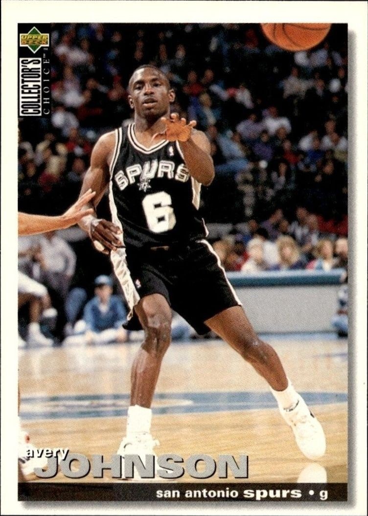 1995-96 Upper Deck Collector's Choice Avery Johnson #6 basketball trading card front