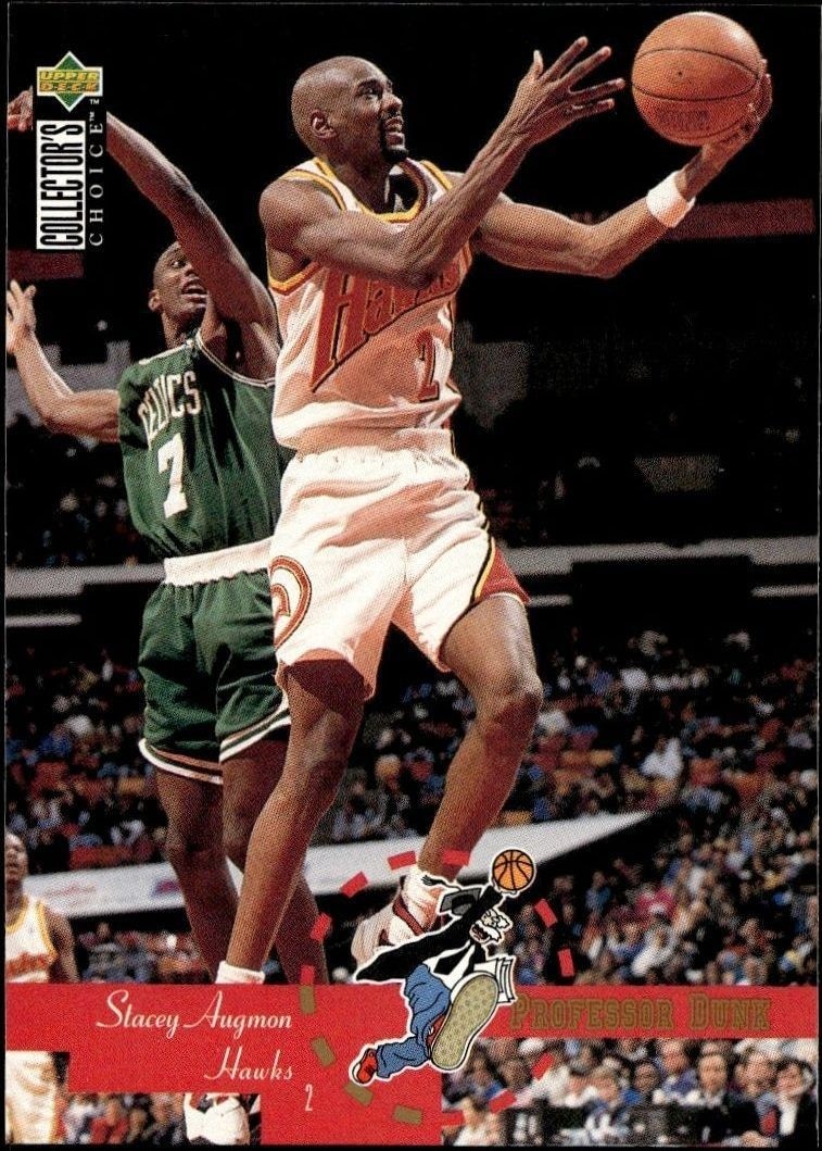 1995-96 Upper-Deck Collector's Choice Stacey Augmon #203 trading card