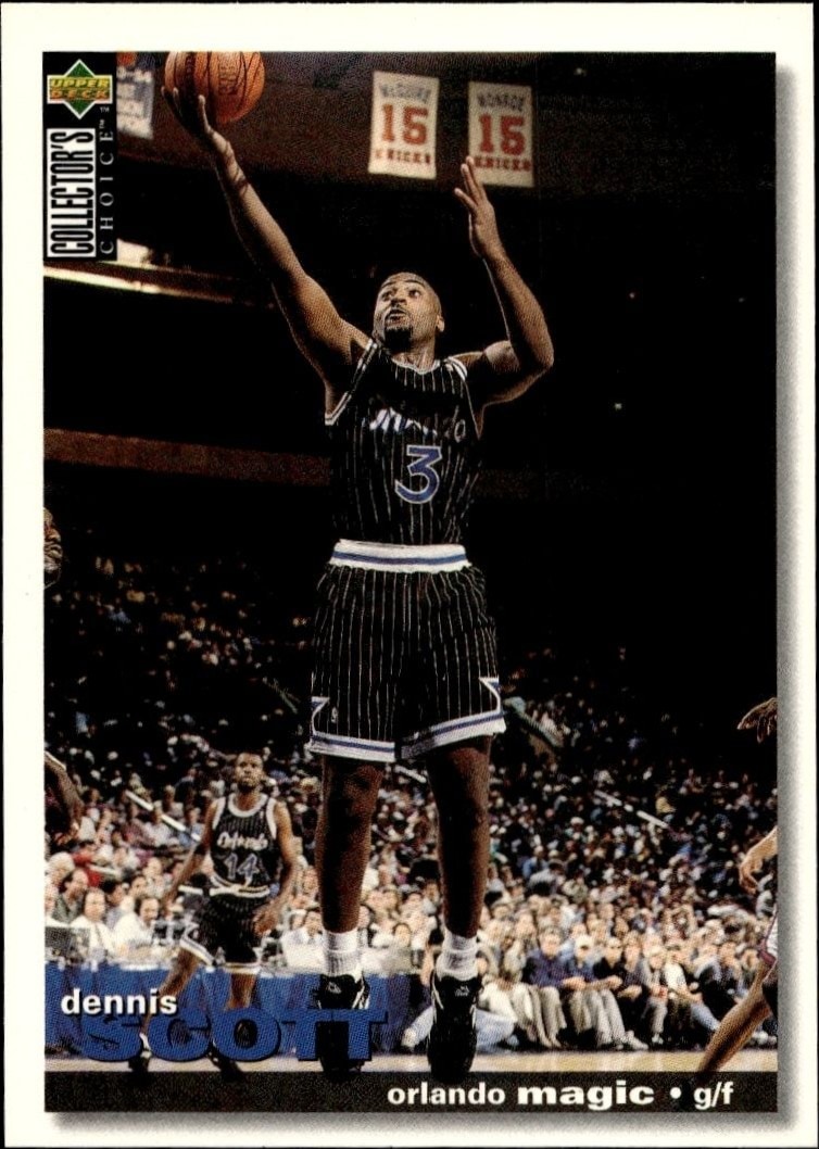 1995-96 Upper-Deck Collector's Choice Dennis Scott #16 trading card