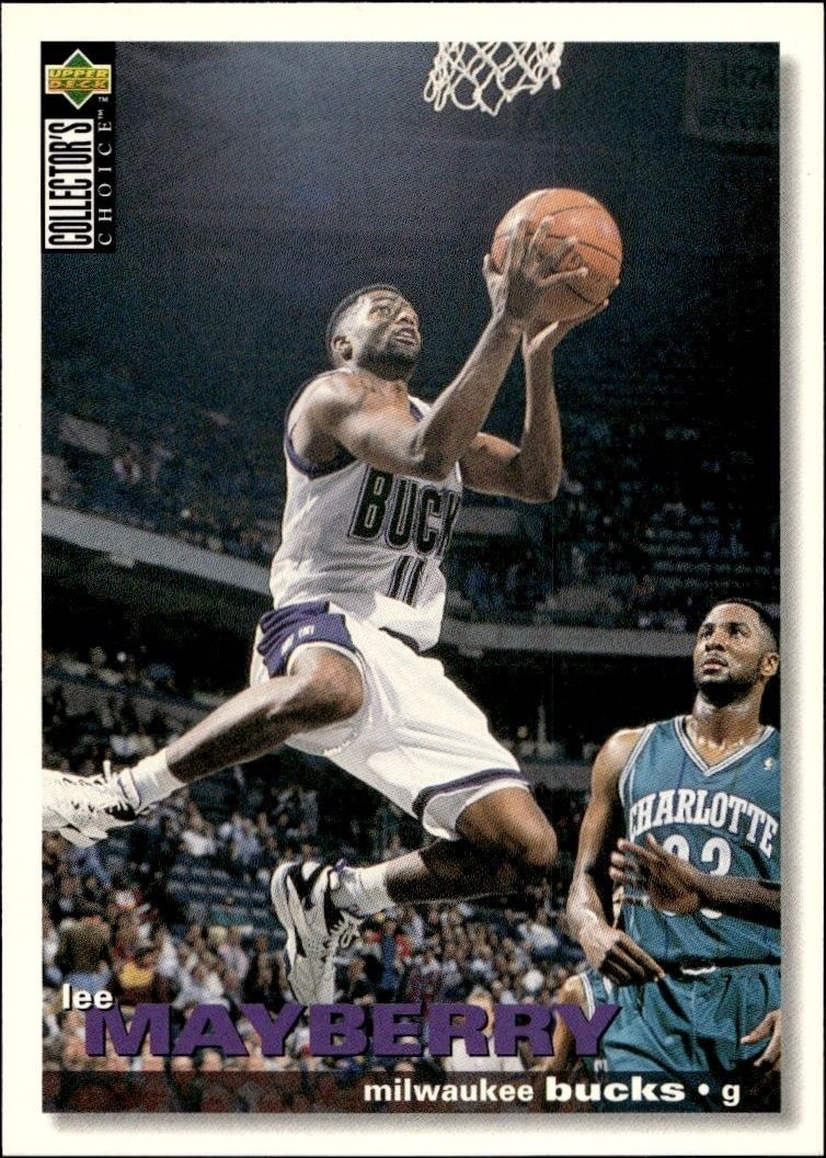 1995-96 Upper-Deck Collector's Choice Lee Mayberry #160 trading card