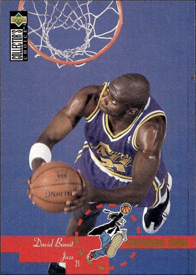 1995-96 Upper-Deck Collector's Choice David Benoit #204 trading card