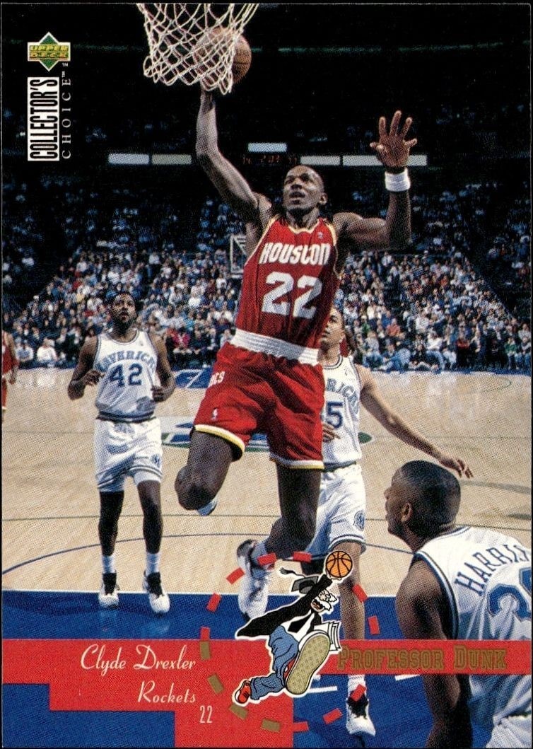 1995-96 Upper-Deck Collector's Choice Clyde Drexler #199 trading card