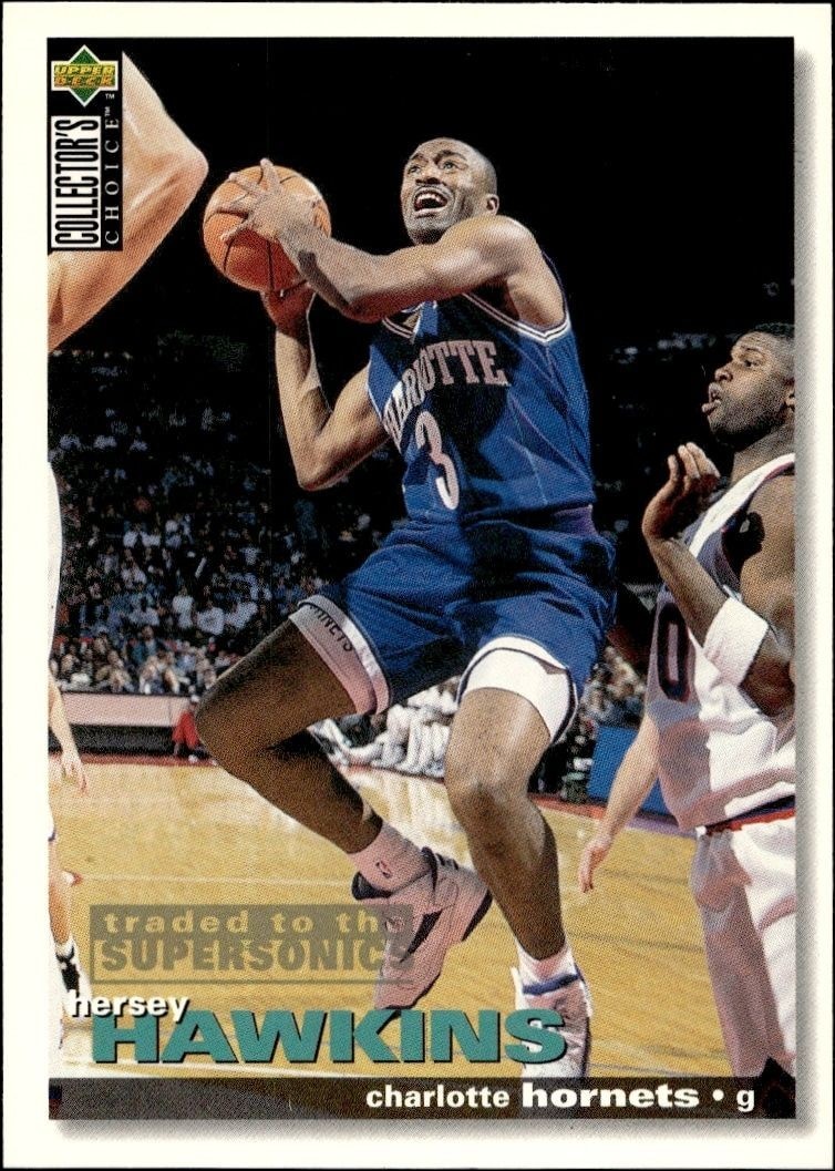 1995-96 Upper-Deck Collector's Choice Hersey Hawkins #151 trading card