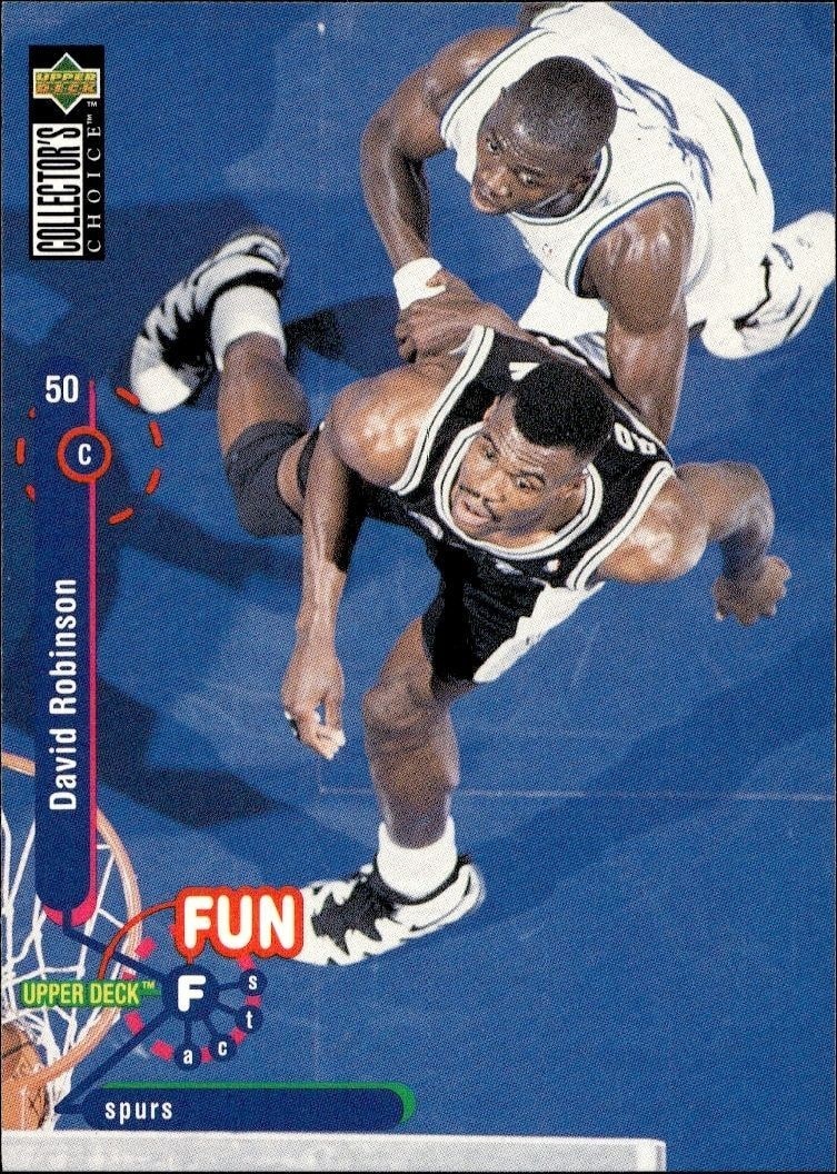 1995-96 Upper-Deck Collector's Choice David Robinson #189 trading card