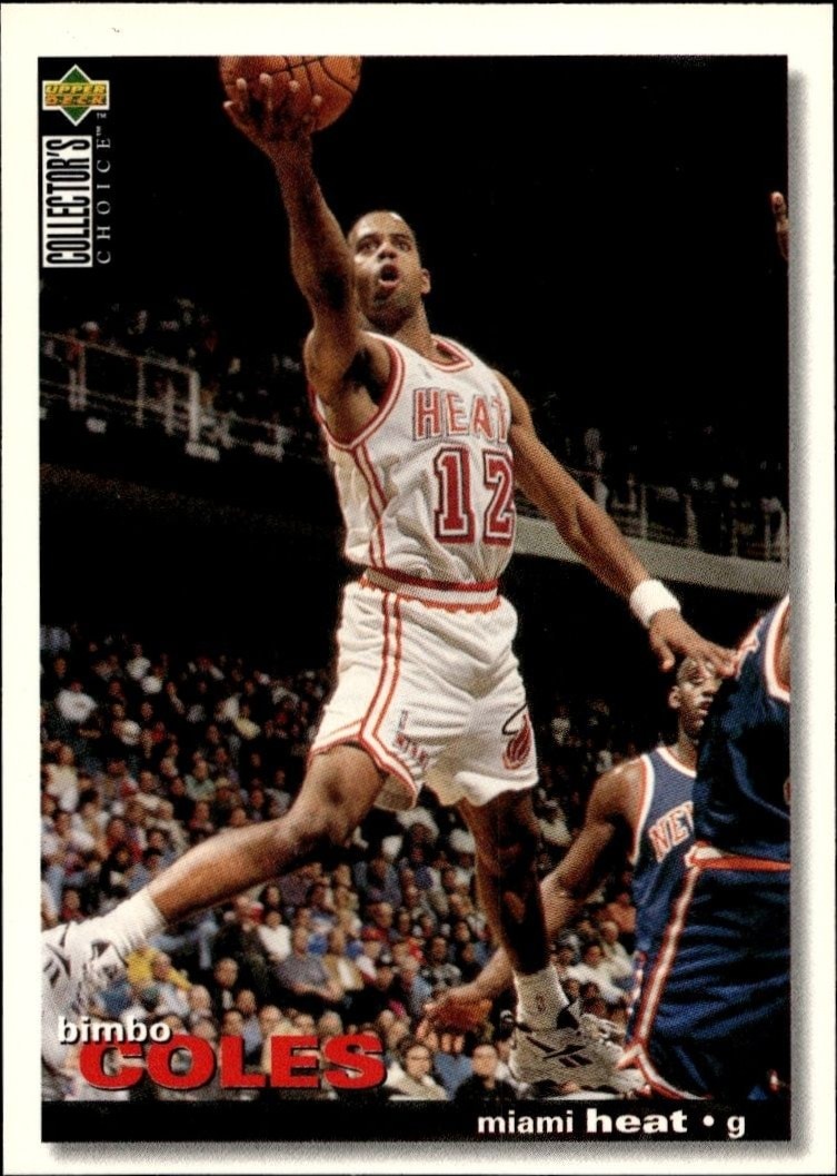 1995-96 Upper-Deck Collector's Choice Bimbo Coles #49 trading card