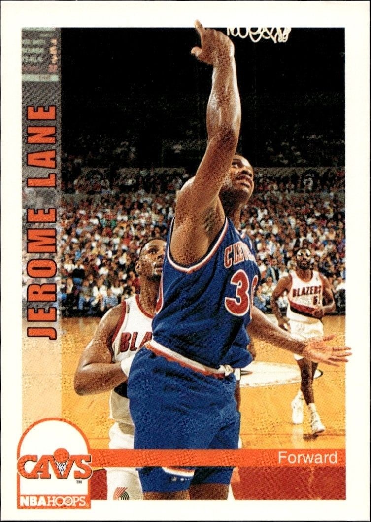 1992-93 Skybox NBA Hoops Series 2 Jerome Lane #366 trading card
