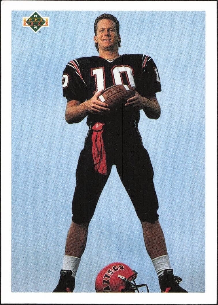 1991 Upper Deck Checklist #1 football trading card front