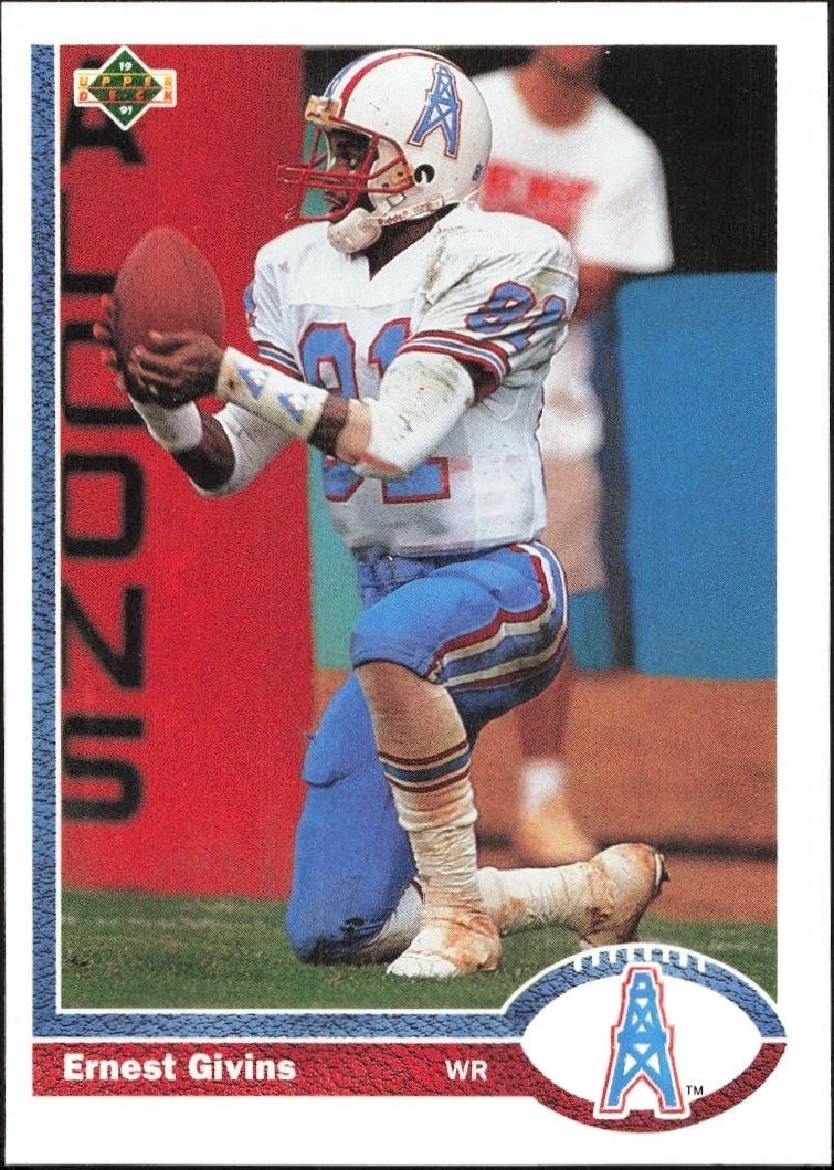 1991 Upper-Deck Ernest Givins #312 trading card