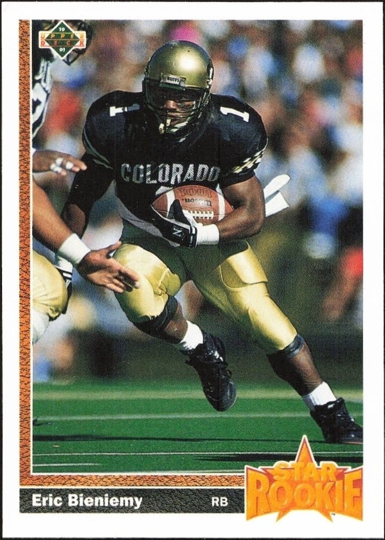1991 Upper-Deck Eric Bieniemy #2 trading card