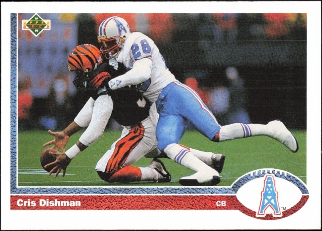 1991 Upper-Deck Cris Dishman #279 trading card