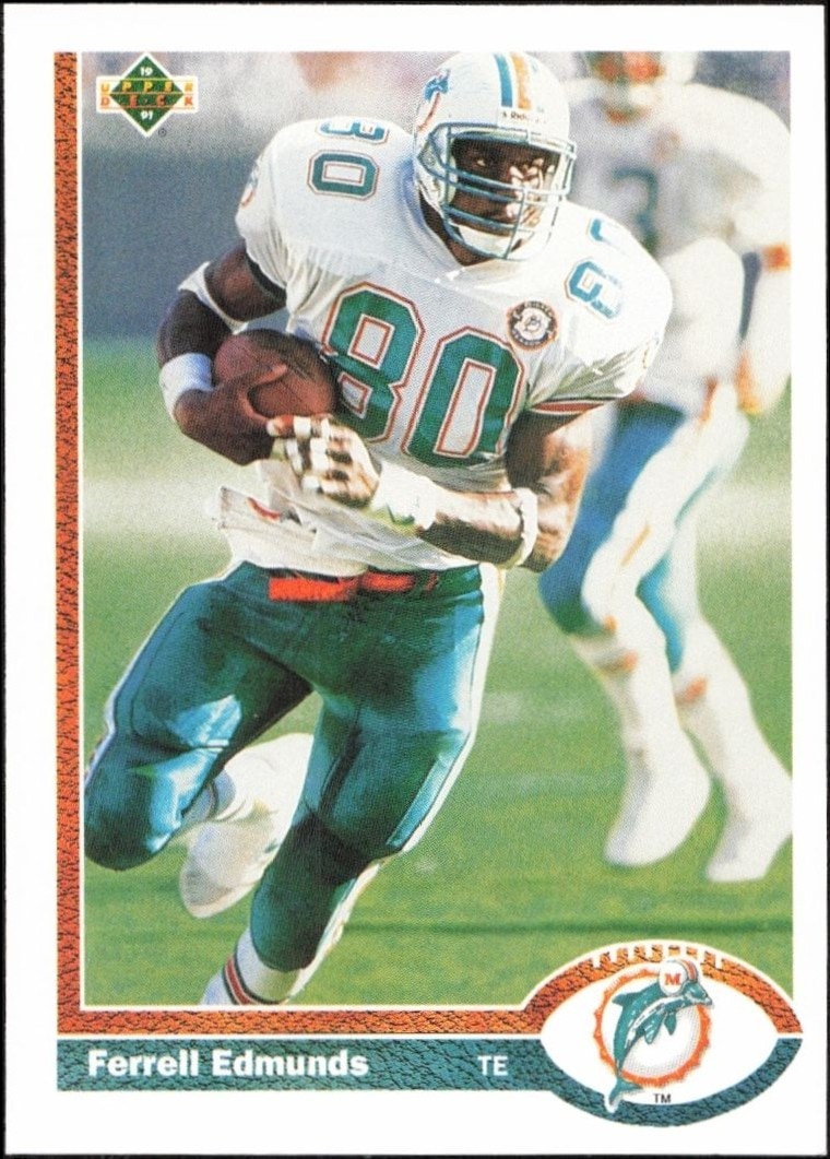 1991 Upper-Deck Ferrell Edmunds #291 trading card
