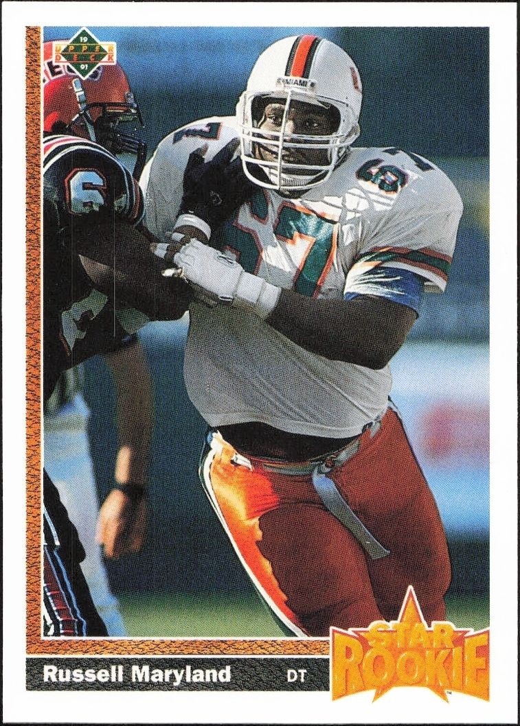 1991 Upper-Deck Russell Maryland #5 trading card