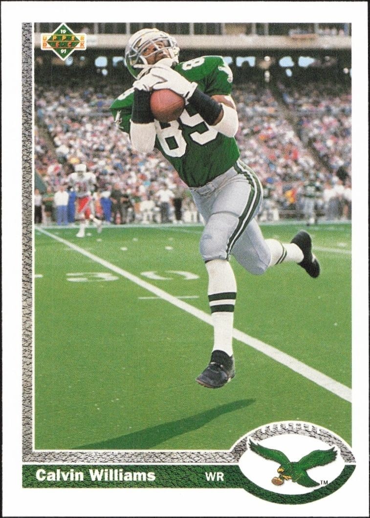 1991 Upper-Deck Calvin Williams #254 trading card