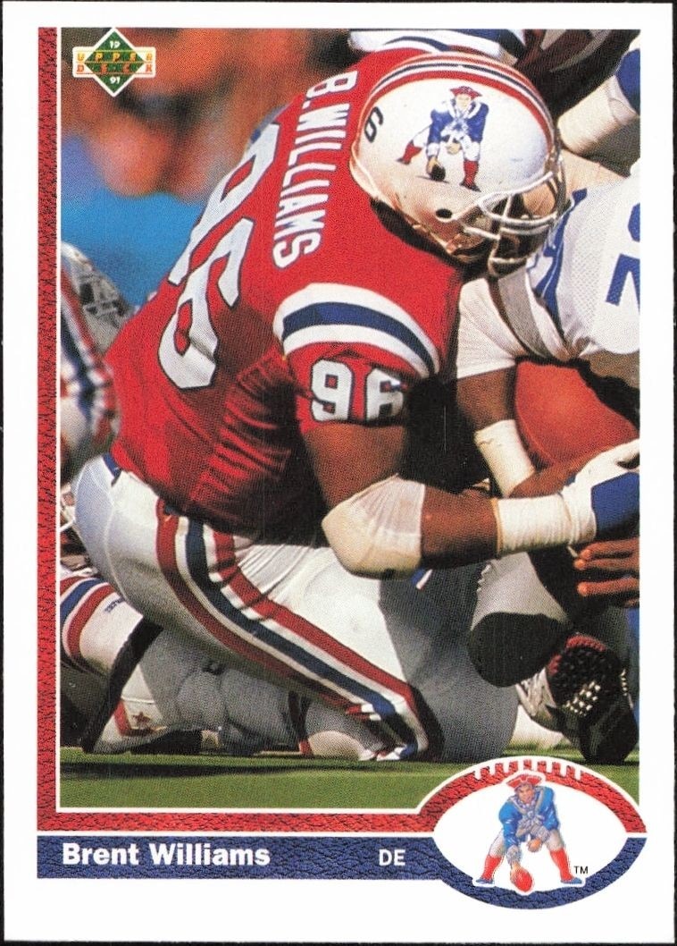 1991 Upper-Deck Brent Williams #268 trading card