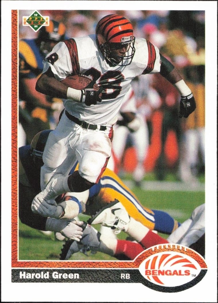 1991 Upper-Deck Harold Green #221 trading card