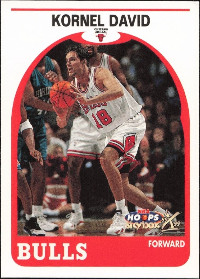 1999-00 Skybox NBA Hoops Decade Kornel David #134 trading card