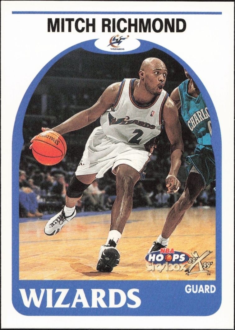 1999-00 Skybox NBA Hoops Decade Mitch Richmond #20 trading card