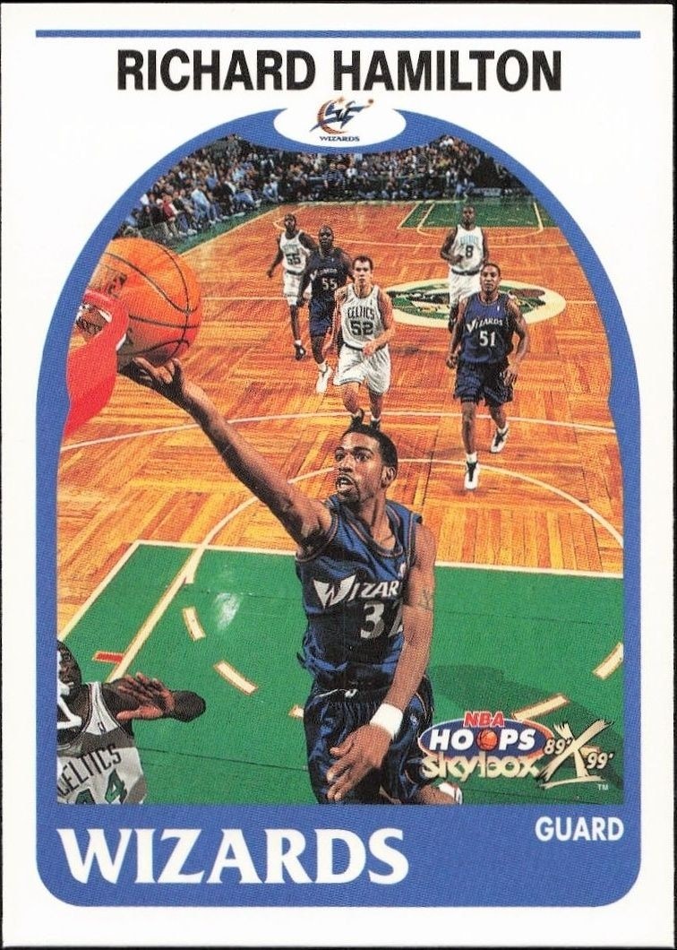 1999-00 Skybox NBA Hoops Decade Richard Hamilton #15 trading card